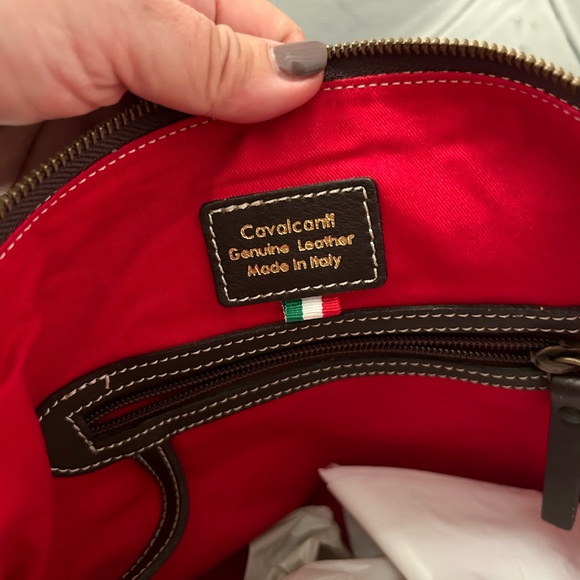 CAVALCANTI Cow print shoulder bag - Picture 2 of 4